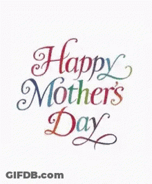 Mother's Day Greeting Card With Hearts GIF