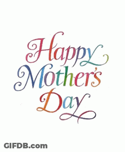 Mother's Day Greeting Card With Hearts GIF