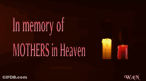 Mother's Day Memorial Candles GIF