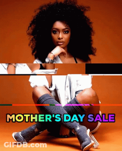 Mother's Day Sale Text GIF