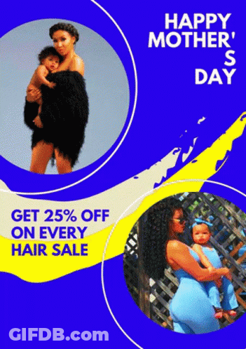 Mother's Day Woman Holding Child GIF