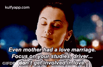 Mother's Love Marriage Focus On Studies GIF
