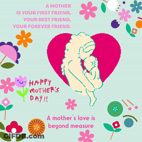 Mother's Love On Mother's Day Card GIF
