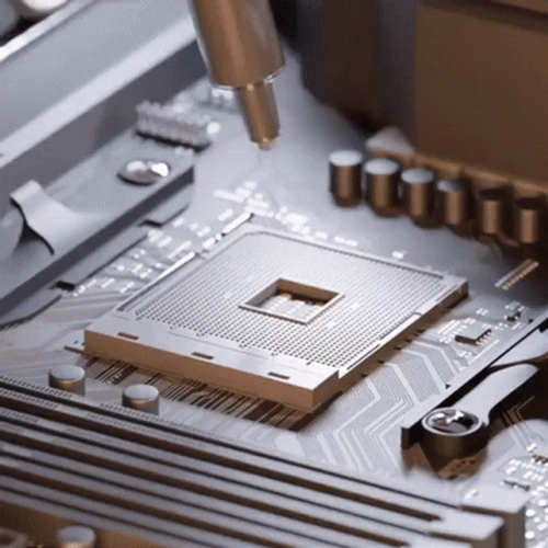 Motherboard Bronze Thermal Paste GIF