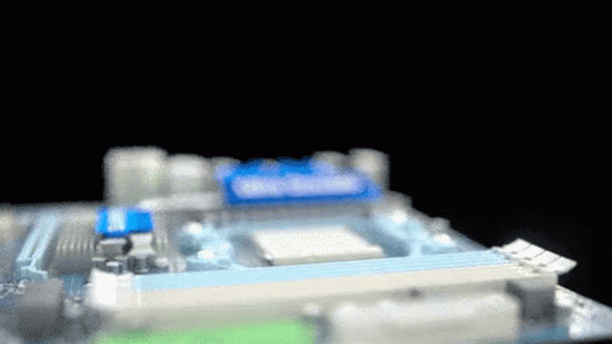 Motherboard Circuit Parts Falling GIF