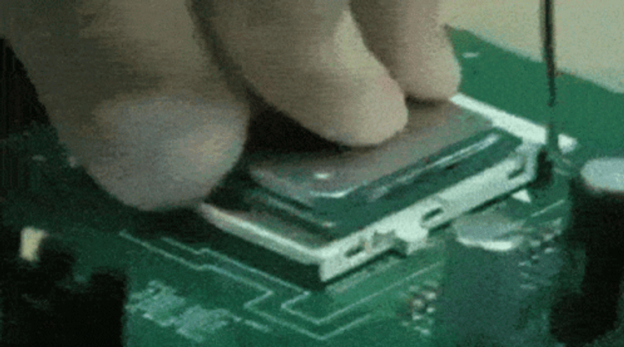 Motherboard CPU Cleaning Washing GIF