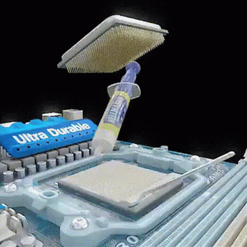 Motherboard CPU Thermal Glue GIF