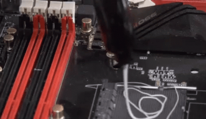 Motherboard Thermal Paste Swirl GIF