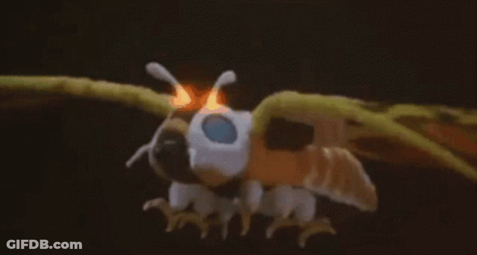 Mothra Kaiju Laser Light GIF