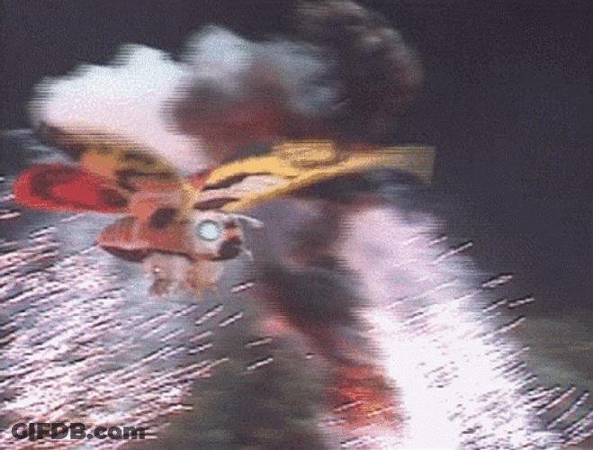 Mothra Monster Explode GIF