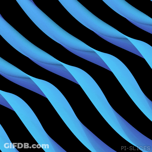 Motion Graphic Waves Animation GIF