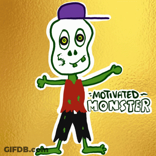 Motivated Monster GIF