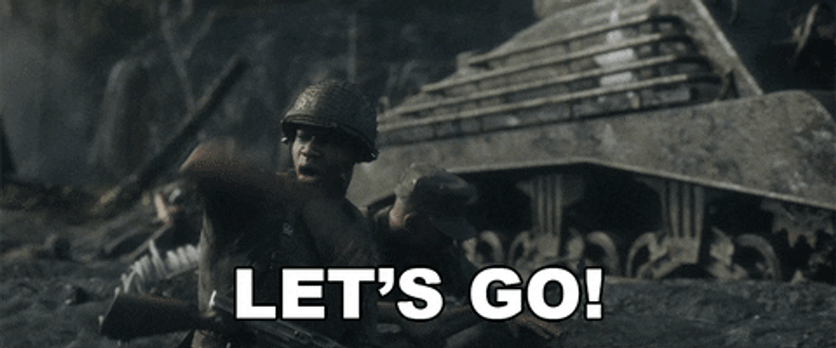Motivated Soldiers In War GIF