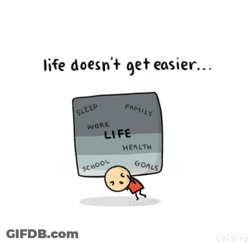 Motivational Digital Text On Feeling Better GIF