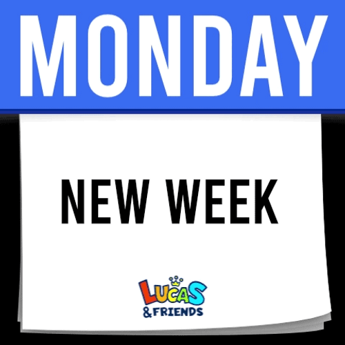Motivational Monday Calendar GIF