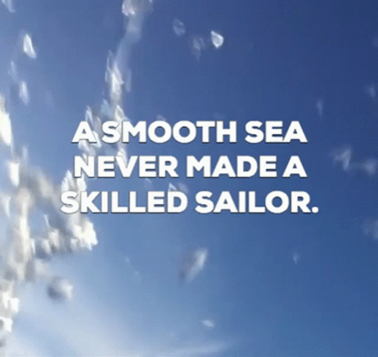 Motivational Smooth Sea Quote GIF