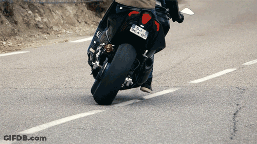 Moto Moto Drift Slow Motion GIF