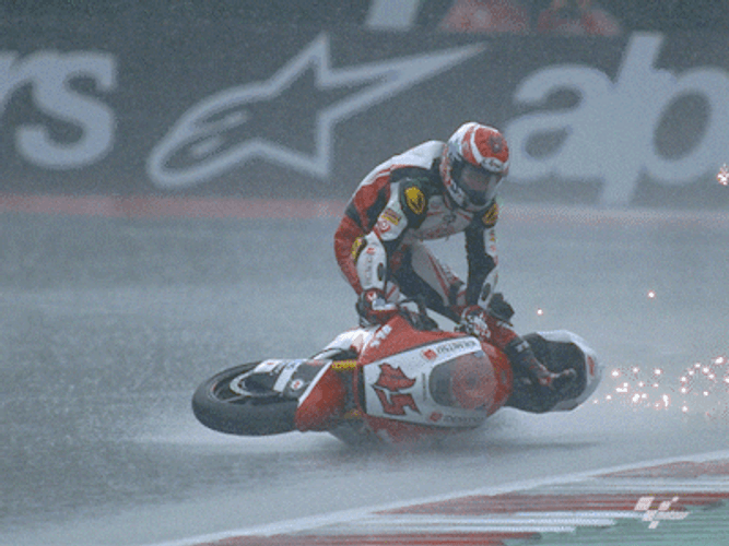 Moto Moto Moto GP Rain Slide GIF