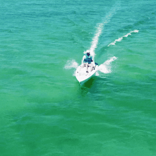 Motorboat Boat Skiff GIF