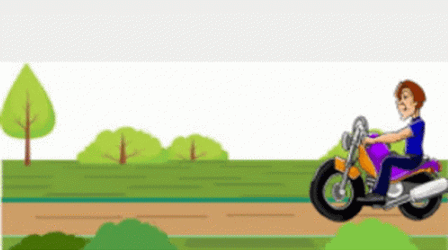 Motorcycle Animation GIF