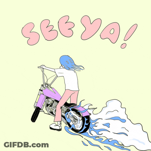 Motorcycle Burnout See Ya GIF