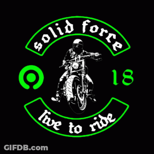 Motorcycle Club Man On Bike GIF