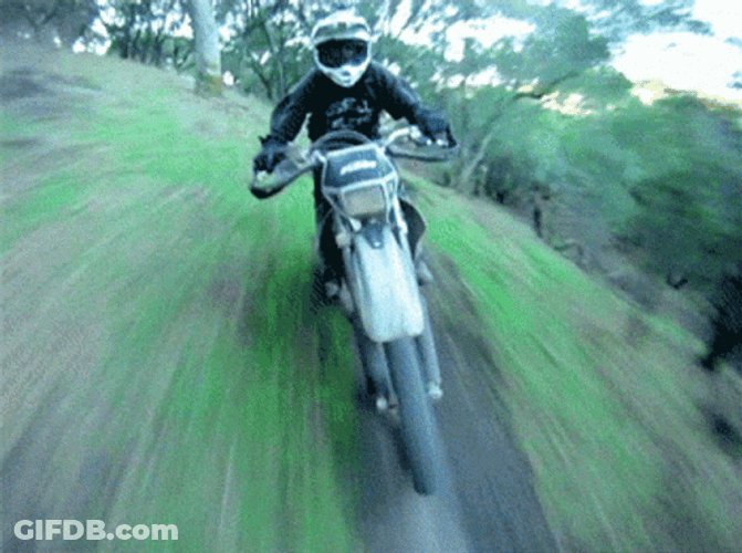 Motorcycle Dirt Bike POV Selfie GIF