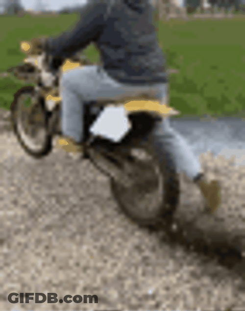 Motorcycle Fail Dirt Bike GIF