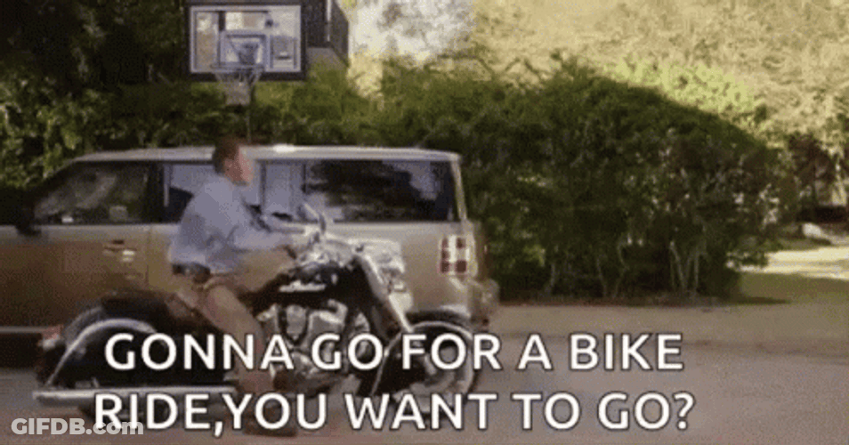 Motorcycle Will Ferrell Want To Go GIF