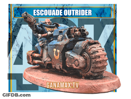Motorcycle With Escouade Outrider GIF