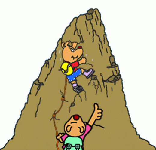 Mountain Climbers East Level GIF