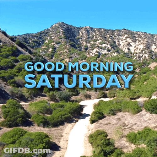 Mountain Scenery Saturday Blessings GIF
