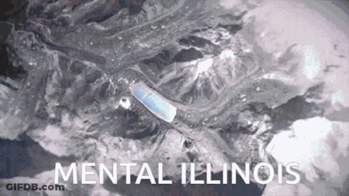 Mountain With Words Mental Illinois GIF