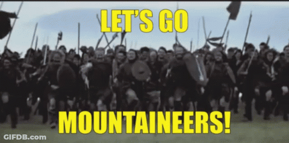 Mountaineers Armed Men Running GIF