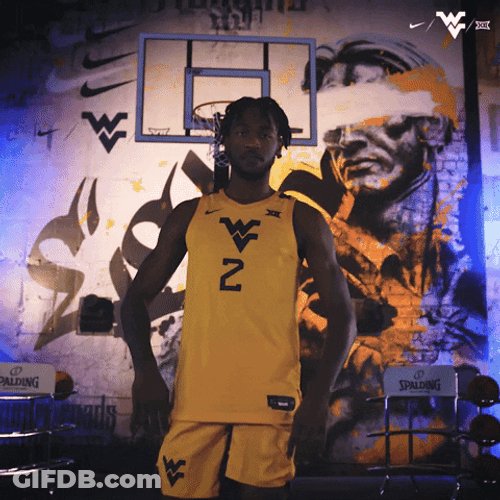 Mountaineers Player Flexing Jersey GIF