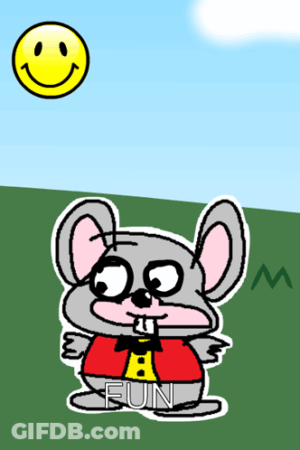 Mouse Drawing With Word Fun GIF