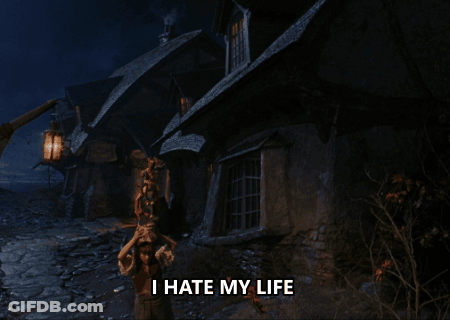 Mouse Holding Whip Saying If I Had A Life I'd Hate It GIF