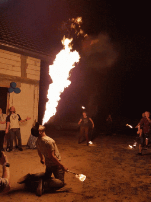 Mouth As Flamethrower GIF