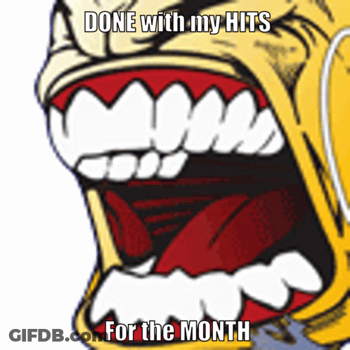 Mouth Done With My Hits For The Month GIF