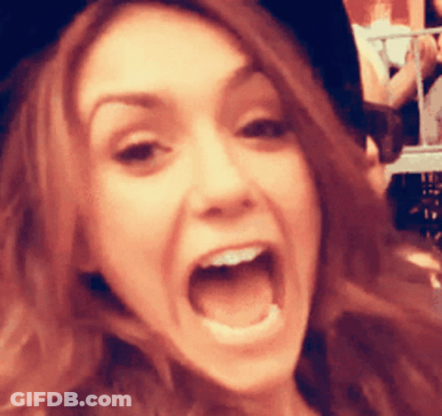 Mouth Open Oh Yeah GIF