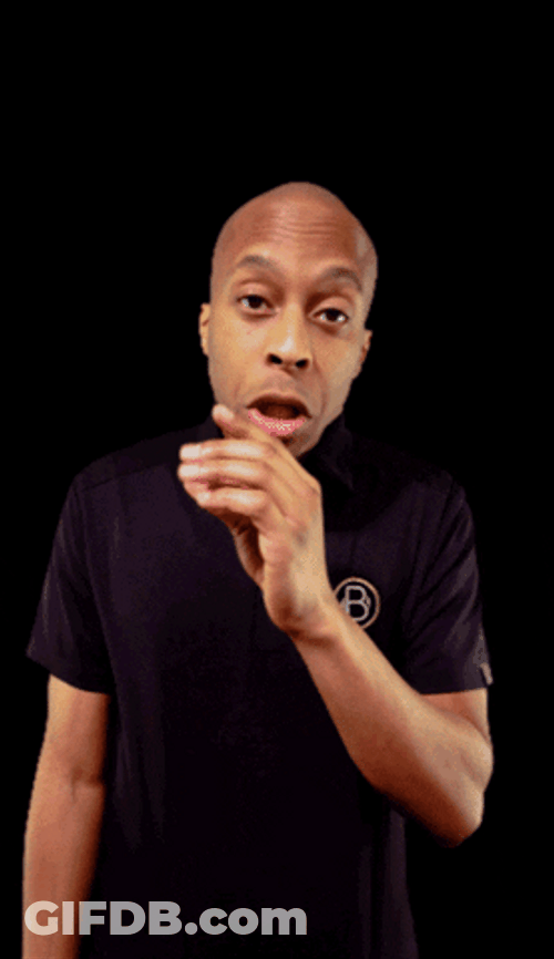 Mouth Shut Bernardson GIF