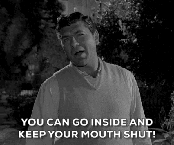Mouth Shut The Twilight Zone Rod Serling GIF