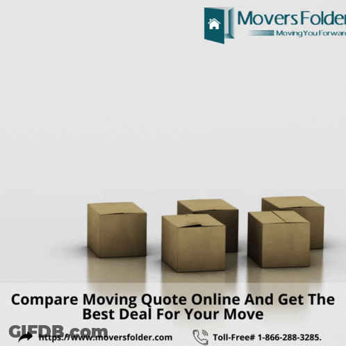 Movers Folder Van Full Of Boxes GIF