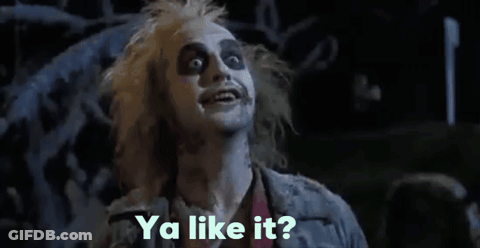 Movie Character Saying Ya Like It In Dark Room GIF