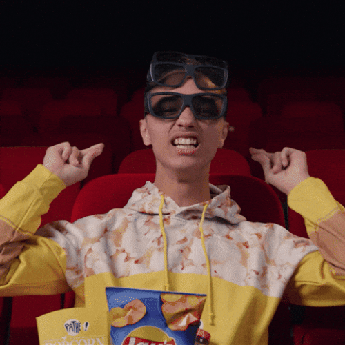 Movie Popcorn You Are A Star GIF