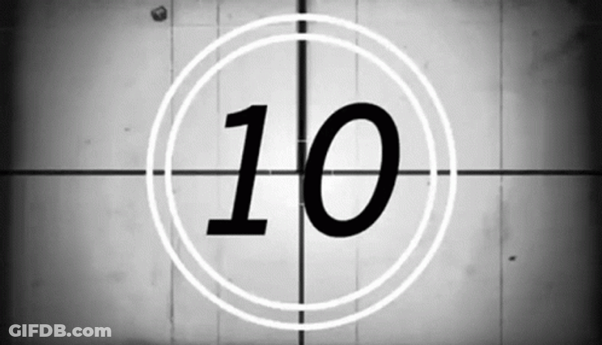Movie Reel Final Countdown GIF