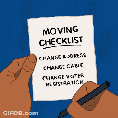 Moving Checklist Marking Out GIF