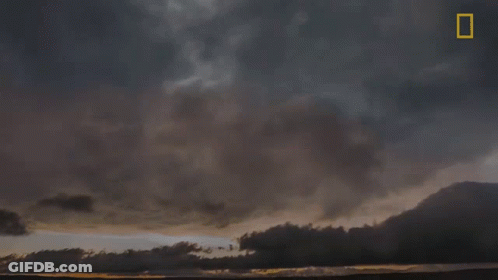 Moving Clouds World Meteorological Day GIF