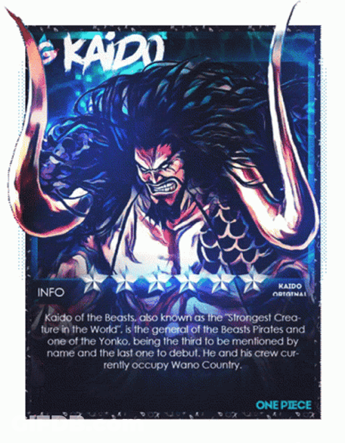 Moving Cool Kaido Poster GIF
