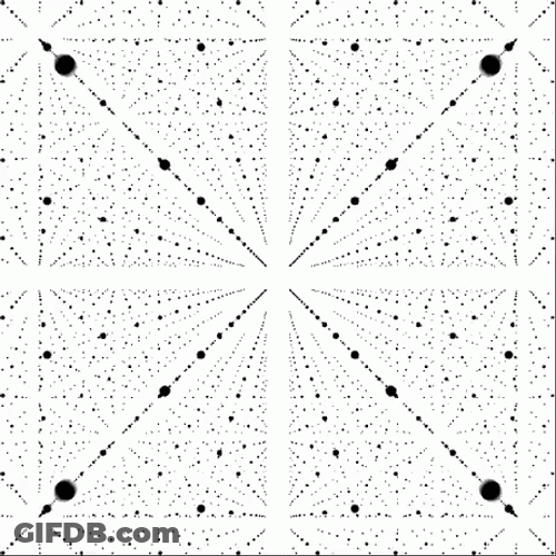 Moving Cube Fractal GIF